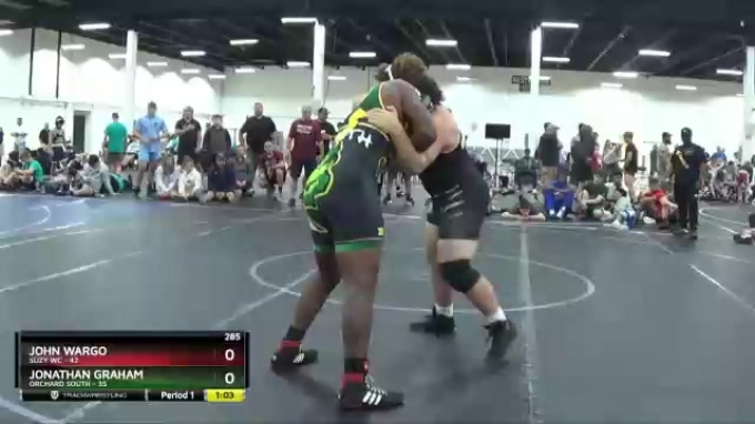 285 lbs Round 6 (8 Team) - John Wargo, Suzy WC vs Jonathan Graham ...