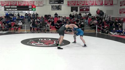165 lbs Quarterfinal - Henry Dodge, South Burlington vs Blake Allen, Otter Valley