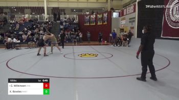 195 lbs Consi Of 4 - Colin Wilkinson, Cardinal Newman vs Xander Bowles, St. Mark's School Of Texas