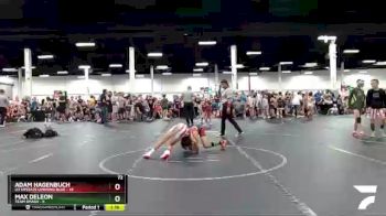 72 lbs Round 3 (8 Team) - Adam Hagenbuch, U2 Upstate Uprising Blue vs Max DeLeon, Team Smash