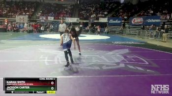 D 3 126 lbs Cons. Round 2 - Jackson Carter, Rosepine vs Kairan Smith, John Curtis Christian School