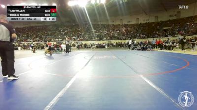 B4A-126 lbs Quarterfinal - Taii Walsh, Cache vs Collin Moore, Wagoner