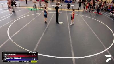 77 lbs Cons. Round 1 - Micah Sloan, MN vs Kingston Gardas, MN