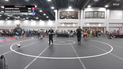 190 lbs Champ. Round 2 - Samantha Alela, Backyard Bullies Wrestling Club vs Teegan Robinson, Patriots Wrestling Club - Dothan