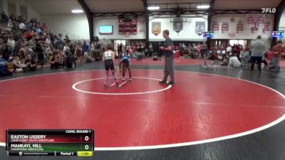 Cons. Round 1 - Easton Ussery, Camp Point Youth Wrestling vs Mahkayl Hill, CHAMPIONS WRESTLING