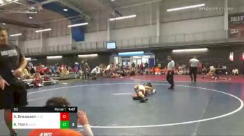 113 lbs Round 1 (6 Team) - Ayden Broussard, Alabama Elite Black vs Reese Thorn, Assassins WC - Black