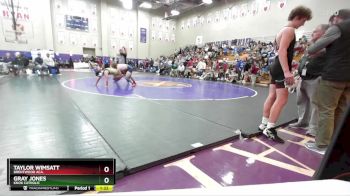 165 lbs Champ. Round 2 - Gray Jones, Knox Catholic vs Taylor Wimsatt, Brentwood Aca.
