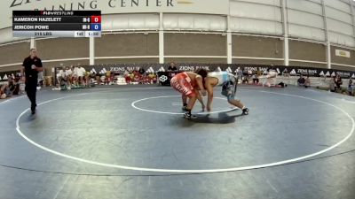 285 lbs Kameron Hazelett, Indiana Gold vs Jericoh Powe, Michigan Blue