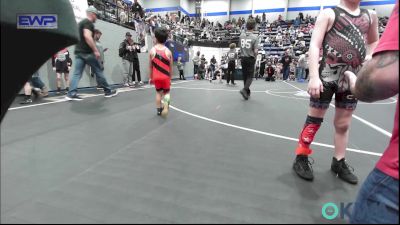 52 lbs Consi Of 8 #1 - TeeJay Henry, Comanche Takedown Club vs Samheer Taylor, Geary Youth Wrestling