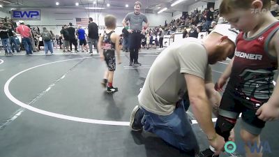 40 lbs Rr Rnd 1 - Beckham Robinson, Miami vs Kyson Miller, Wagoner Takedown Club