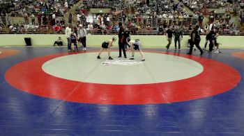 100 lbs Rr Rnd 2 - Elijah Crider, Rockmart Takedown Club vs Dylan Bowen, East Jackson Takedown Club