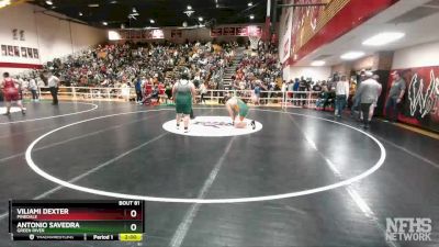 285 lbs Champ. Round 1 - Viliami Dexter, Pinedale vs Antonio Savedra, Green River