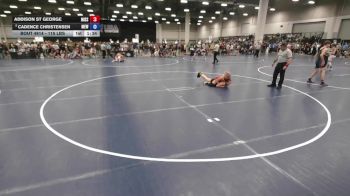 115 lbs Champ. Rd Of 32 - Addison St George, Missouri vs Cadence Christensen, Moyer Elite Wrestling