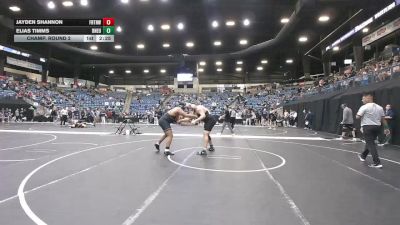 285 lbs Champ. Round 2 - Elias Timms, Doane University vs Jayden Shannon, Fort Hays Tech Northwest
