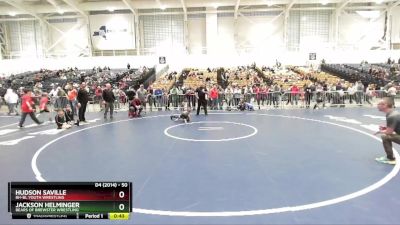 50 lbs Cons. Round 1 - Hudson Saville, BH-BL Youth Wrestling vs Jackson Helminger, Bears Of Brewster Wrestling