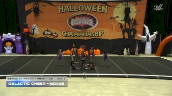 Galactic Cheer - Novas [2025 L1.1 Youth - PREP - D2 Day 1] 2025 Cheer Power San Antonio Halloween Challenge