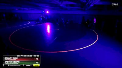 174-183 lbs Round 2 - Carter Killian, Canyon View Falcons vs Rodney Sabin, Uintah Wrestling