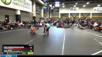 91 lbs Round 2 (4 Team) - Saya Hongmongkouhne, Chasing Titles vs Cali Rody, Nebraska Wrestling Academy