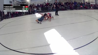 123 lbs Champ. Round 2 - Reece Schmidt, Crofton-Bloomfield vs Colin Lundy, Norfolk Wrestling Club