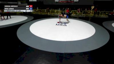 57 lbs Champ. Rd Of 16 - Joshua Arevalo, Alisal High School Wrestling vs Mike Lemas, Dublin High School Wrestling