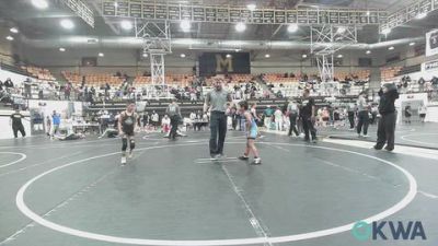 55-58 lbs Rr Rnd 3 - Griffyn Moyer, Midwest City Bombers Youth Wrestling Club vs Caden Sloan, Cowboy Wrestling Club