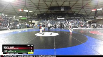 138 lbs Champ. Round 1 - Cody Lee, Camas Wrestling Club vs Erwin Harr, Steelclaw Wrestling Club