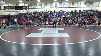 155 lbs 1st Place Match - Natalie Ritter, Cedar Falls vs Abby Sawyer, Decorah