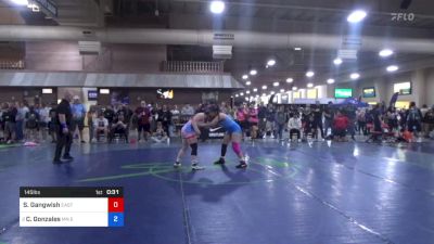 145 lbs Rnd Of 16 - Skylee Gangwish, Eastside United Wrestling Club vs Cassandra Gonzales, MN Elite Wrestling Club