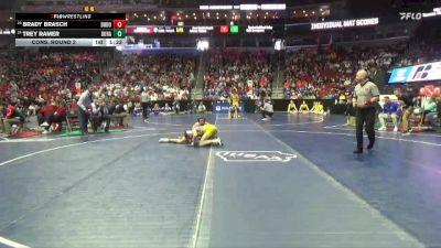 1A-138 lbs Cons. Round 2 - Brady Brasch, Don Bosco vs Trey Ramer, Durant