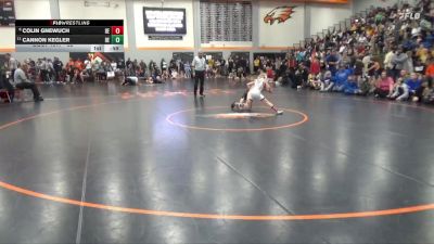 63 lbs Champ. Round 1 - Cannon Kegler, DC Elite vs Colin Gnewuch, DC Elite