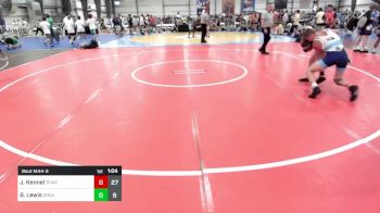 152 lbs Rr Rnd 3 - Jace Kennel, Team Nebraska Blue vs Beau Lewis, Great Bridge