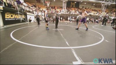 140 lbs Rr Rnd 3 - Lane Osborn, Chickasha Wrestling vs Draven Tyree, Hennessey Takedown Club