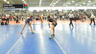 126 lbs Round Of 16 - Bailey Nimer, NC vs Savina La Grass, CA