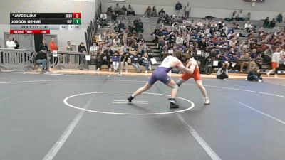 141 lbs Cons. Round 2 - Jordon Oehme, Sioux Falls vs Jayce Luna, St. Cloud State