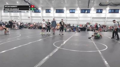 120 lbs Round 2 (4 Team) - Titus Colangelo, All American vs Dylan Barrett, Top Level