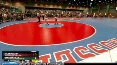 52-55 lbs Round 1 - Julien Nelson, Yerington Lions Wrestling vs Grayson Smith, Spanish Springs Wrestling Club