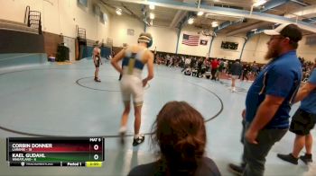 120 lbs Placement - Corbin Donner, Laramie vs Kael Gudahl, Wheatland