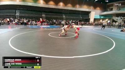 132 lbs Cons. Round 1 - Caine Sae-Wong, Wooster vs Harbour Green, North Eugene