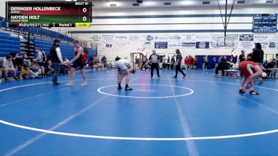 165 lbs Quarterfinal - Deringer Hollenbeck, Grove vs Hayden Holt, EDISON PREP