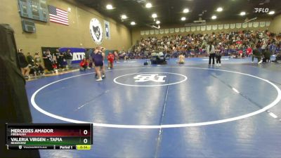 170 lbs Cons. Round 2 - Mercedes Amador, Firebaugh vs Valeria Virgen - Tapia, Ridgeview