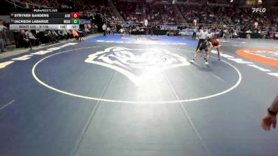 II-108 lbs Cons. Round 2 - Jackson Labarge, Northern Adirondack vs Stryker Sanders, Albion