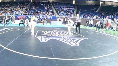 Girls-135 lbs Champ. Round 1 - Paisley DeNault, Clarkston (Girls) vs Brooklyn Woollett, Watervliet (Girls)