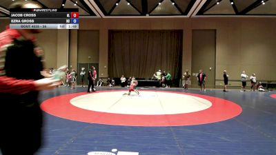56 lbs Quarters - Jacob Cross, AL vs Ezra Gross, NC