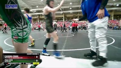 76 lbs Champ. Round 2 - Camden Prier, Mulvane Jr. Wrestling Club vs Max Eck, Brawlers