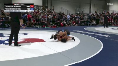 53 lbs Cons. Round 4 - Isabella Morales, Colorado Mesa Wrestling Club vs Melanie Mendoza, Team Tornado Wrestling Club