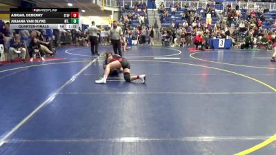 136 lbs Quarterfinal - Abigail DeBerry, Stafford-VA vs Juliana Van Slyke, Mt. Lebanon