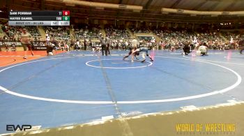84 lbs Quarterfinal - Sam Forman, Team Tugman vs Hayes Daniel, Threestyle