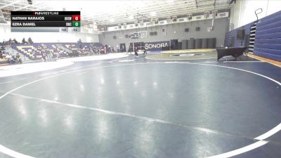 165 lbs Cons. Round 2 - Nathan Narajos, Glendora High School Wrestling vs Ezra Daniel, 951 Wrestling Club