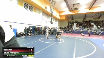 165 lbs Semifinal - Paige Kee, Window Rock vs Grace Matrecito, Arizona Lutheran HS