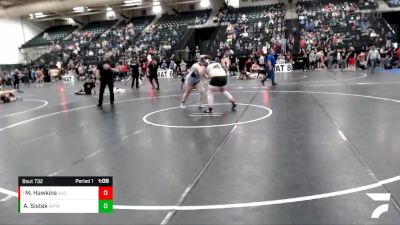 202-243 lbs Round 2 - Morgan Hawkins, Ansley Litchfield Girls vs Amy Sistek, WWC Predator Wrestling